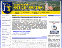 Tablet Screenshot of kosicekrasna.sk